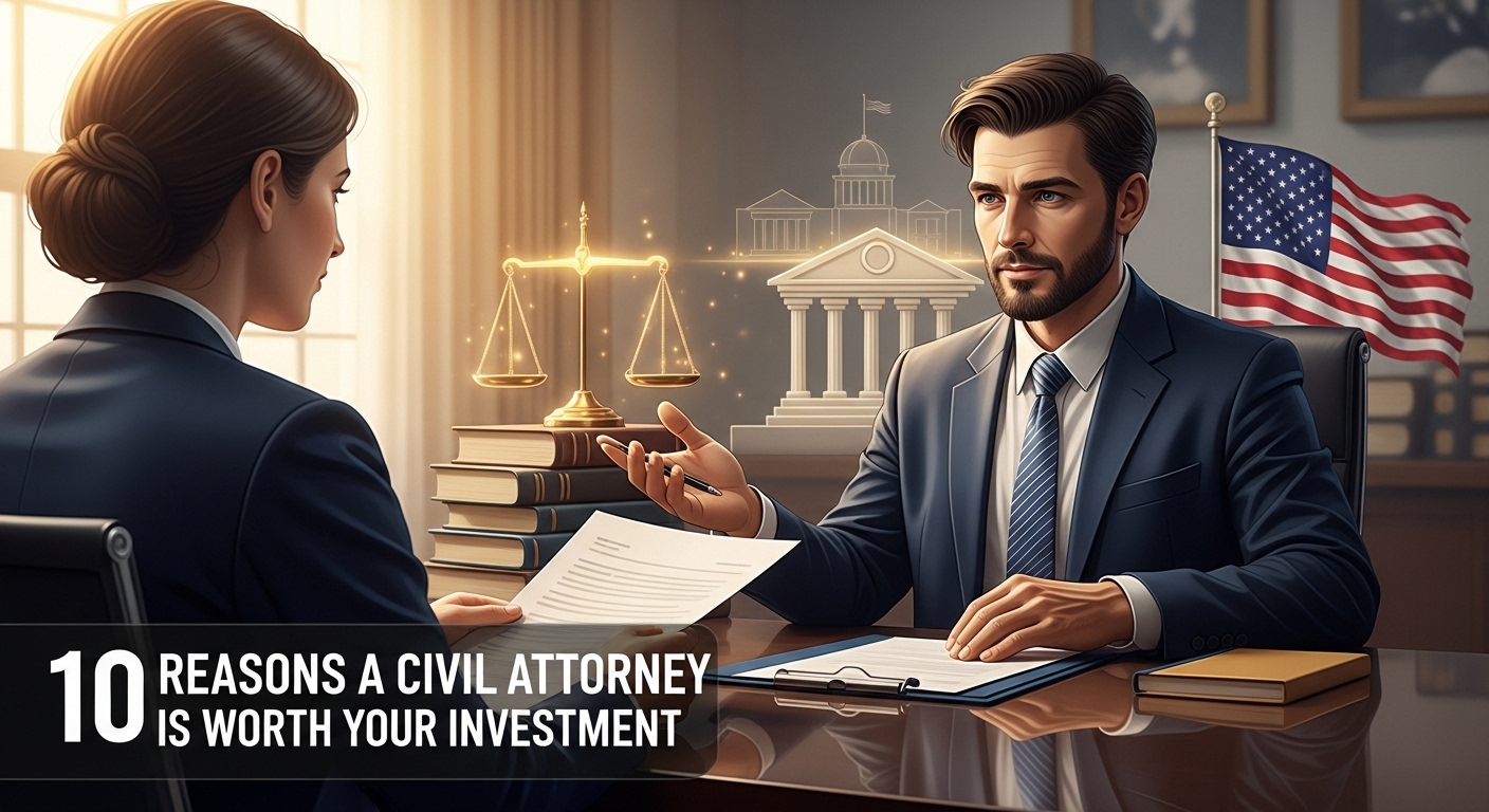 10 Reasons a Civil Attorney Is Worth Your Investment