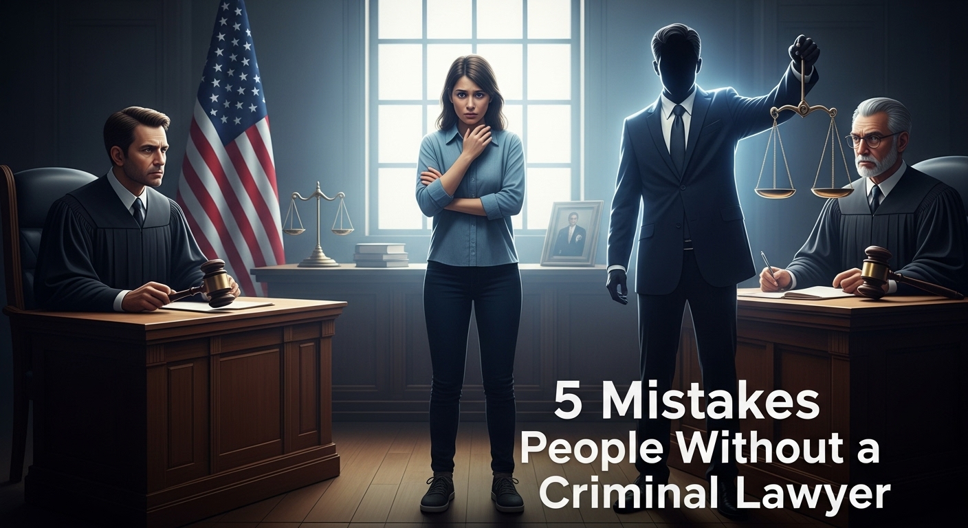5 Mistakes People Make Without a Criminal Lawyer