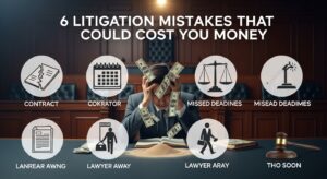 6 Litigation Mistakes That Could Cost You Money