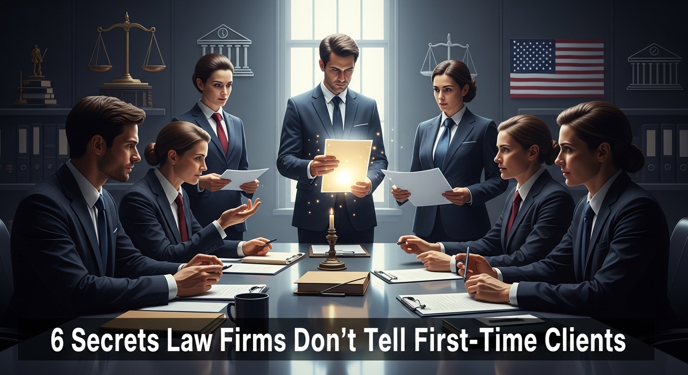 6 Secrets Law Firms Don’t Tell First-Time Clients