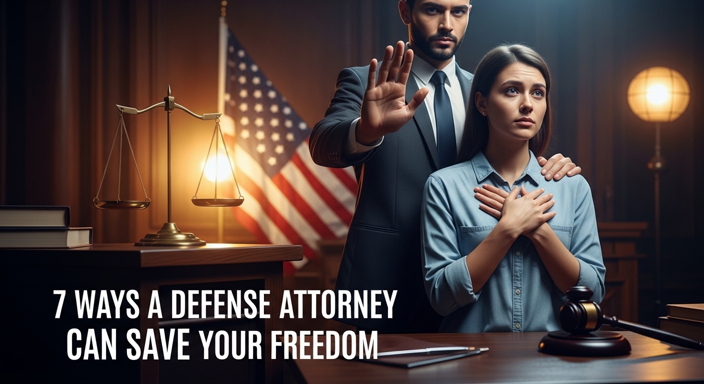 7 Ways a Defense Attorney Can Save Your Freedom