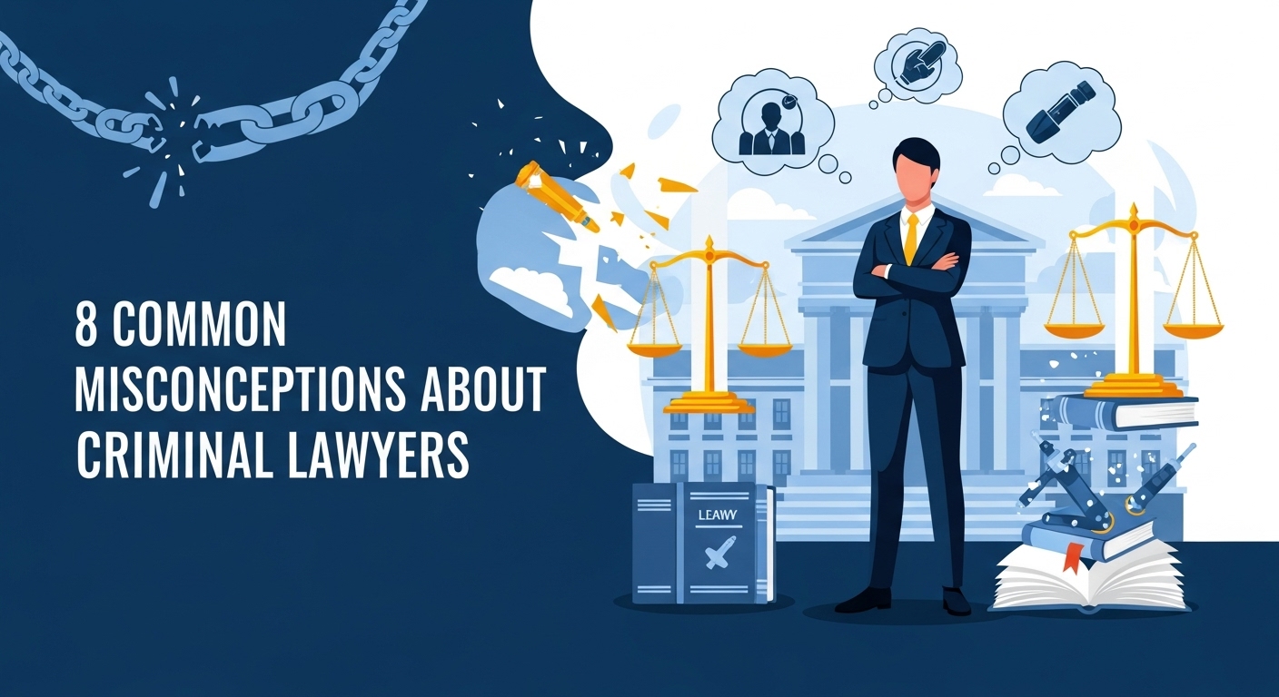 8 Common Misconceptions About Criminal Lawyers