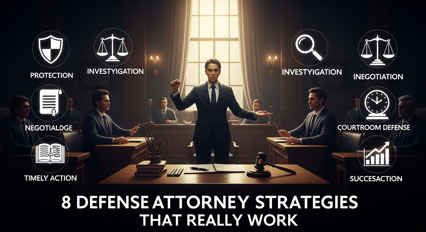 8 Defense Attorney Strategies That Really Work