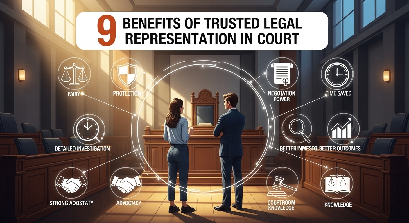 9 Benefits of Trusted Legal Representation in Court