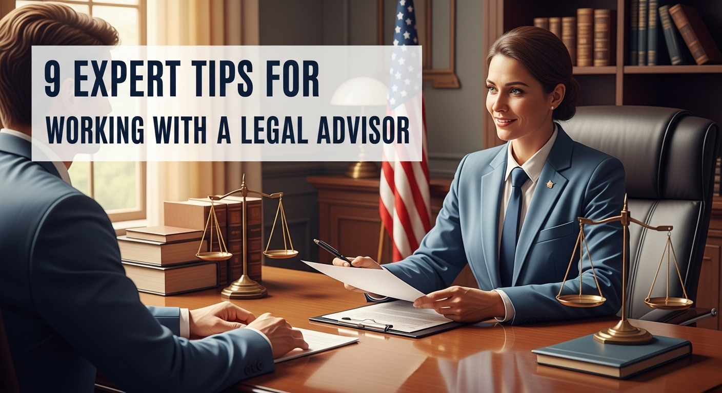 9 Expert Tips for Working with a Legal Advisor