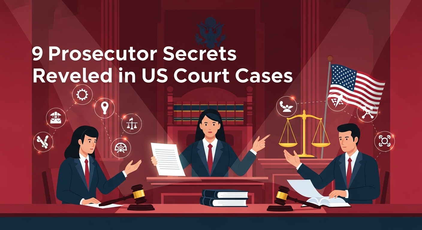 9 Prosecutor Secrets Revealed in US Court Cases