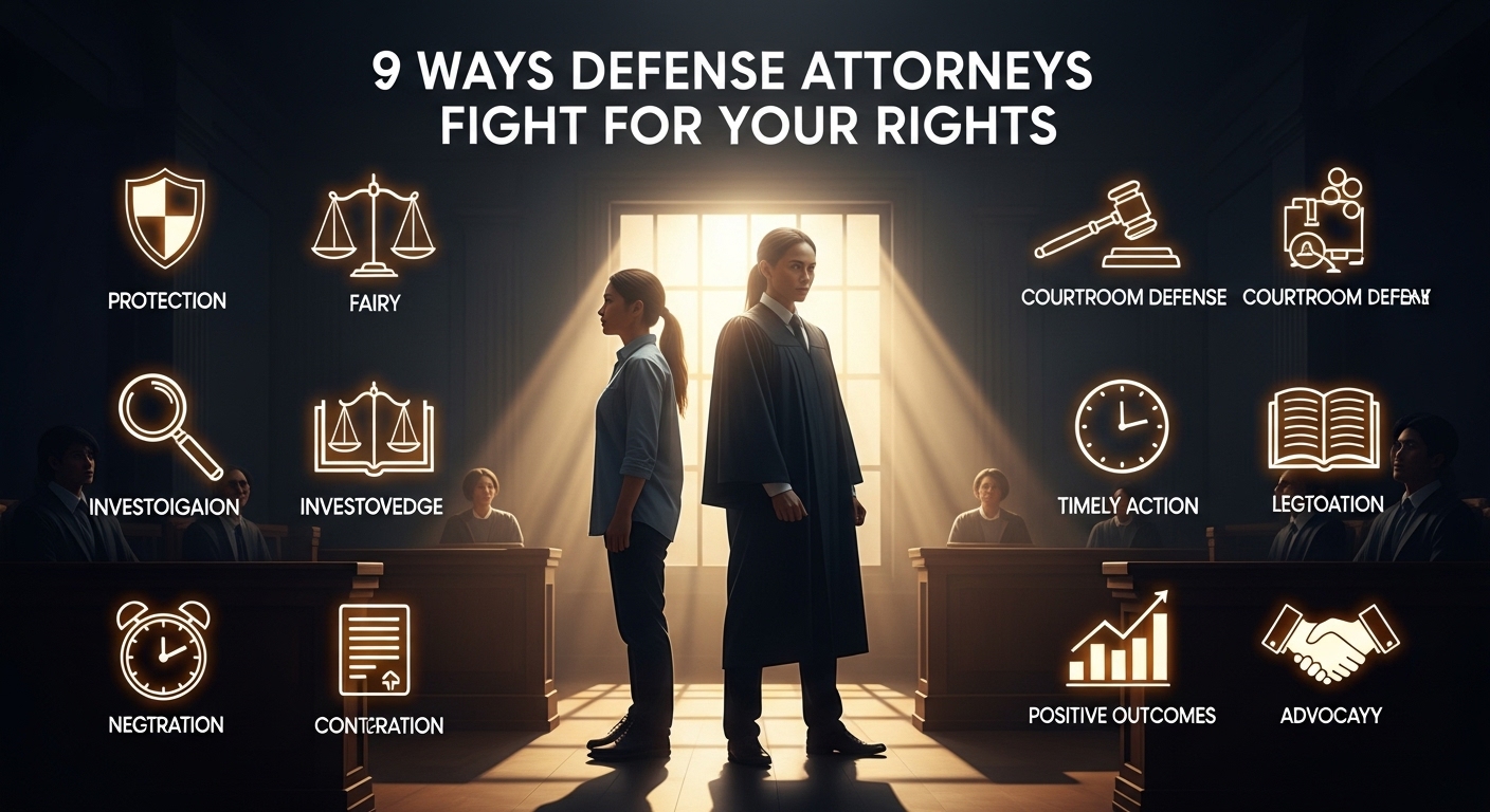 9 Ways Defense Attorneys Fight for Your Rights