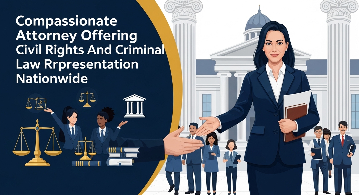 Compassionate Attorney Offering Civil Rights And Criminal Law Representation Nationwide